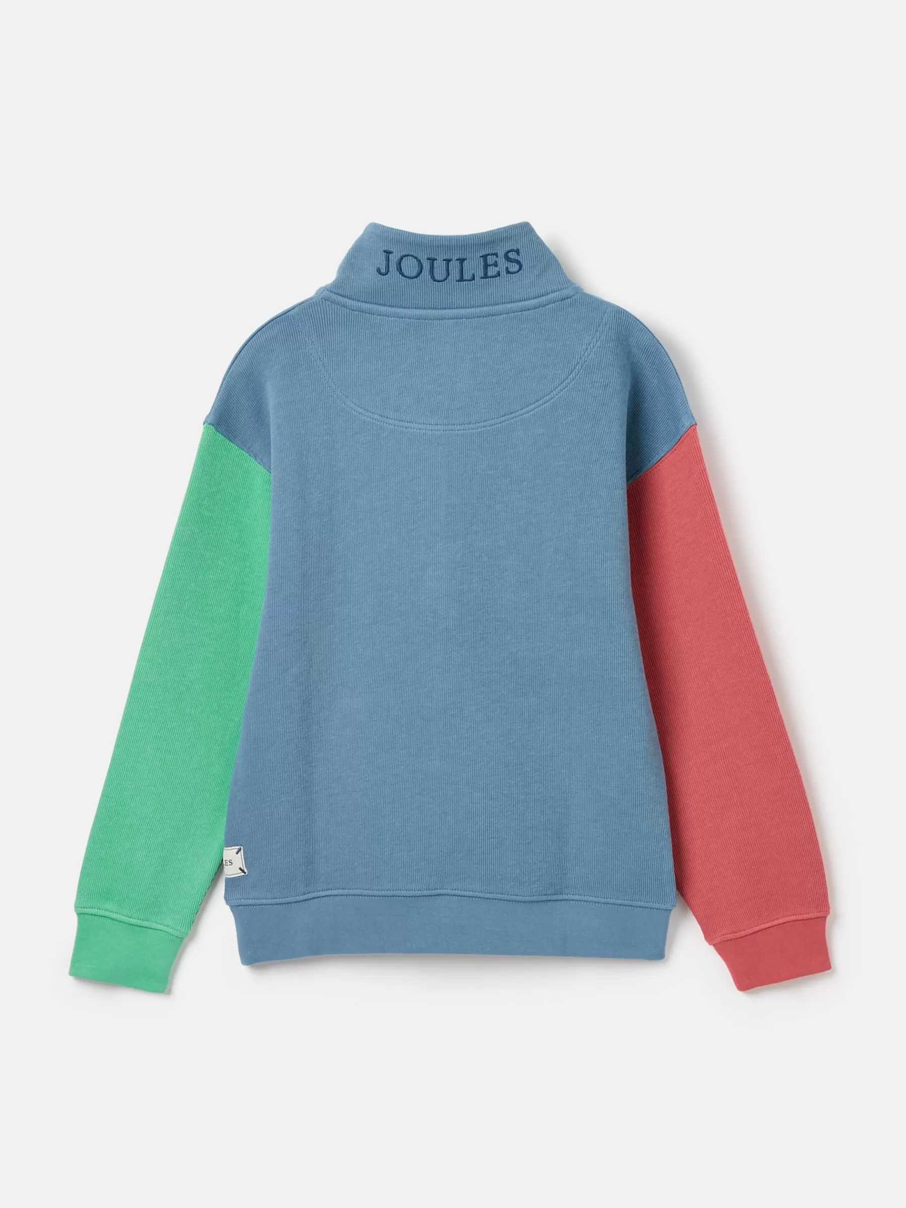 Joules Boys' Alistair Boys' Quarter Zip Sweatshirt Blue Flash Sale