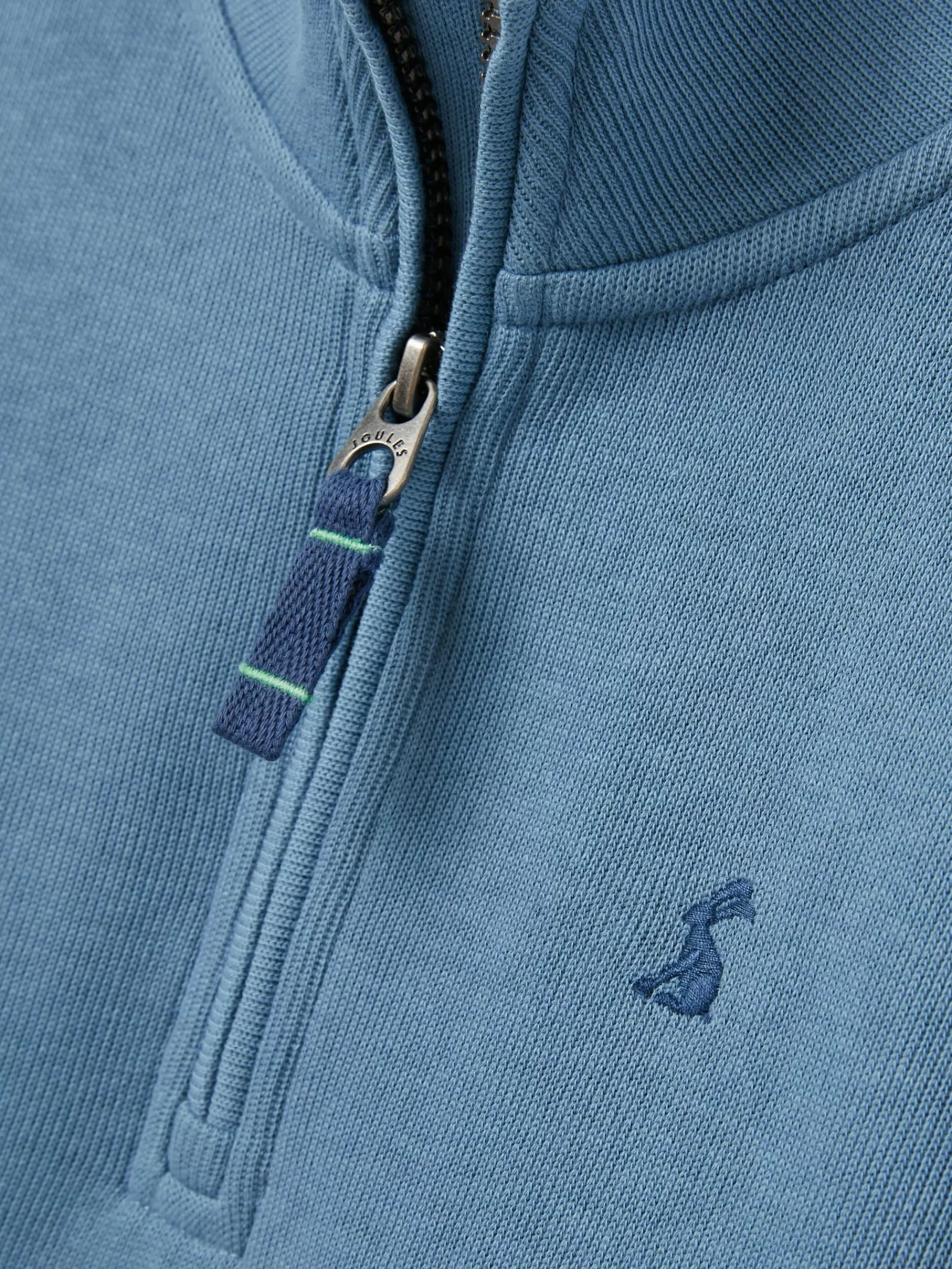 Joules Boys' Alistair Boys' Quarter Zip Sweatshirt Blue Flash Sale