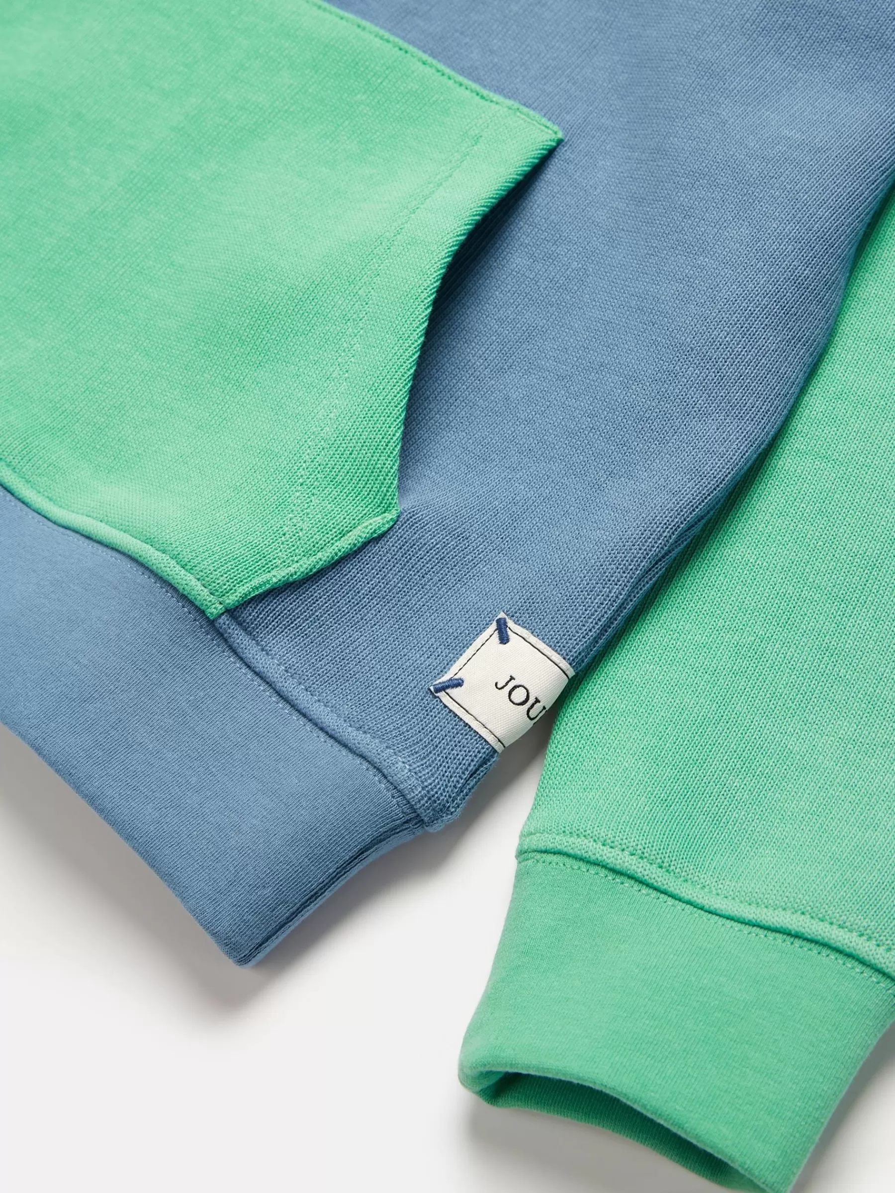 Joules Boys' Alistair Boys' Quarter Zip Sweatshirt Blue Flash Sale