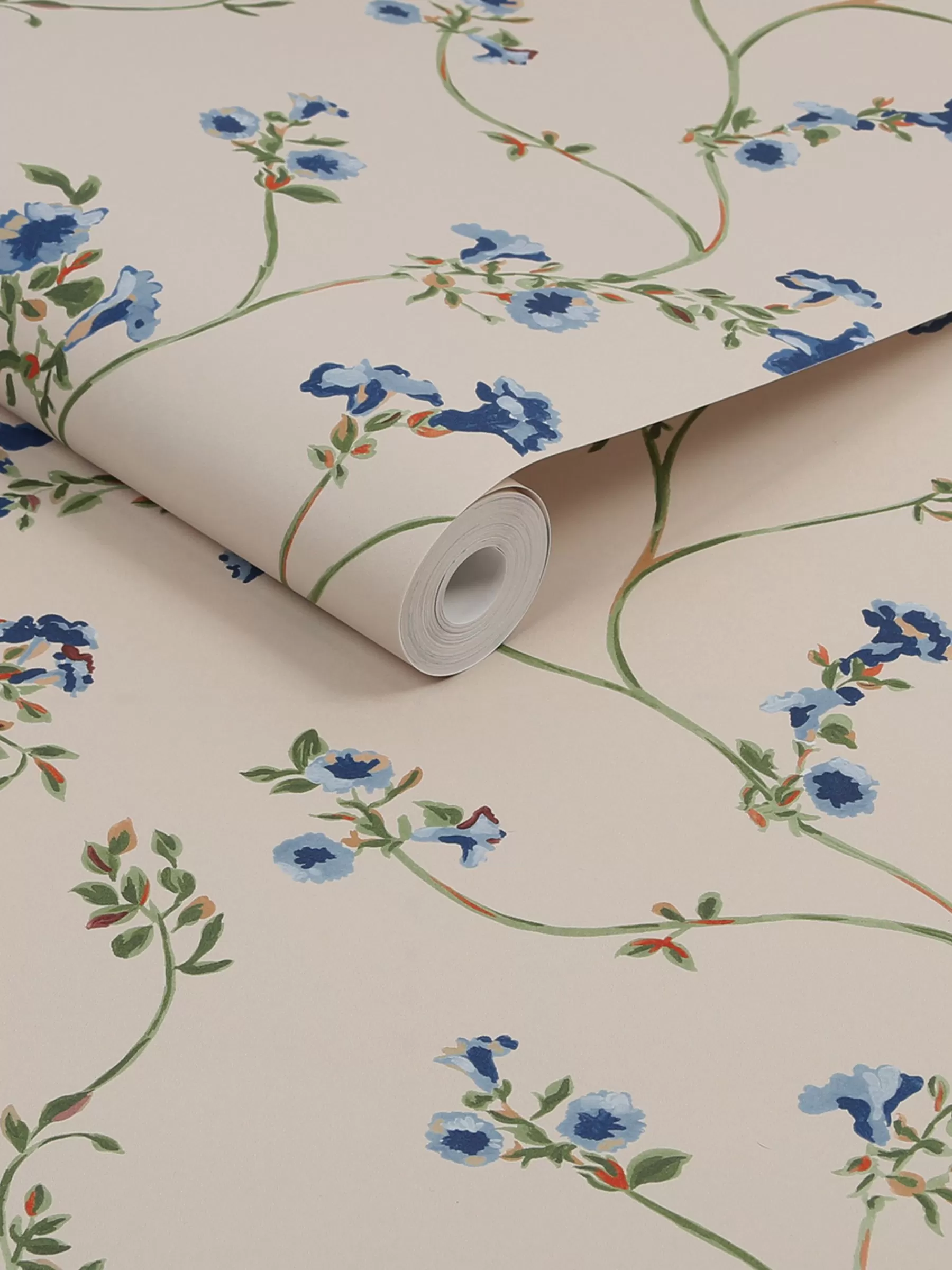 Joules Robey Cottage Floral 10M Wallpaper Cream Cheap