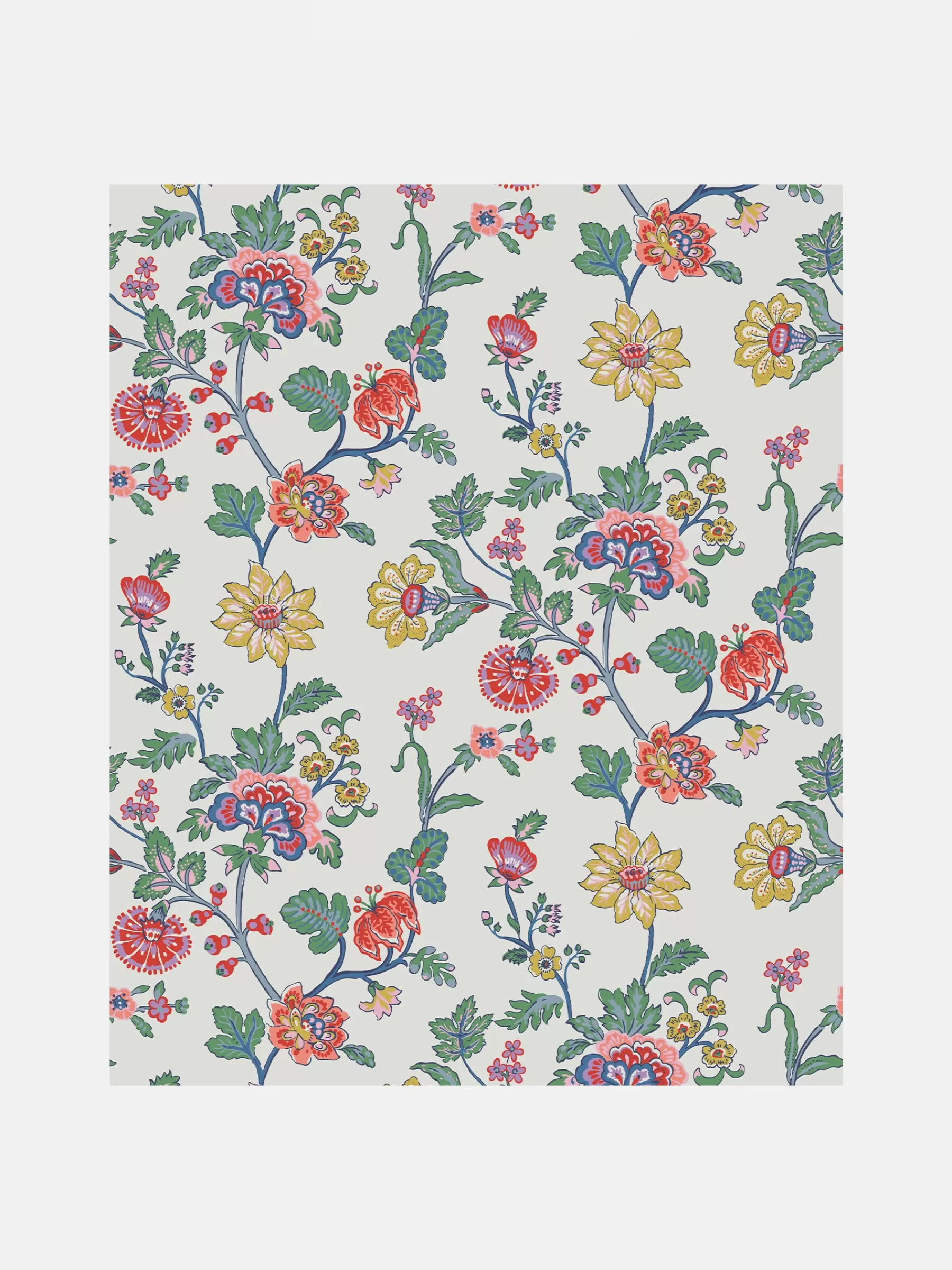 Joules Vine Cottage Floral 10M Wallpaper Cream Clearance
