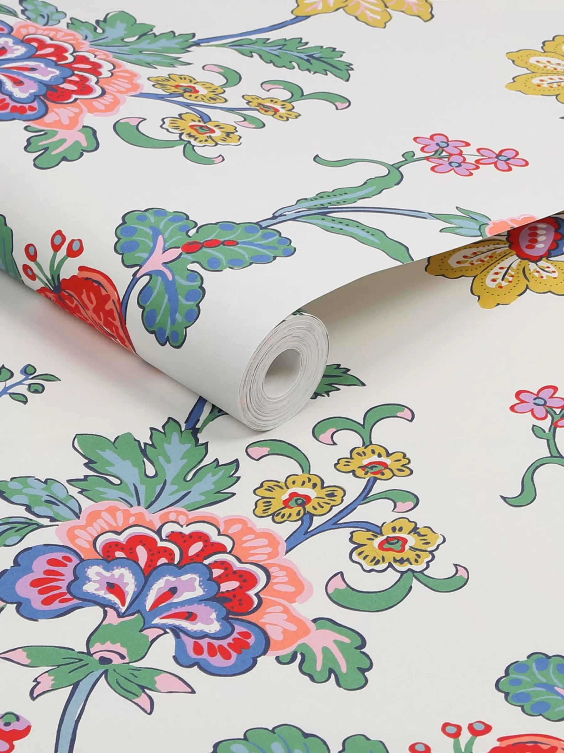 Joules Vine Cottage Floral 10M Wallpaper Cream Clearance