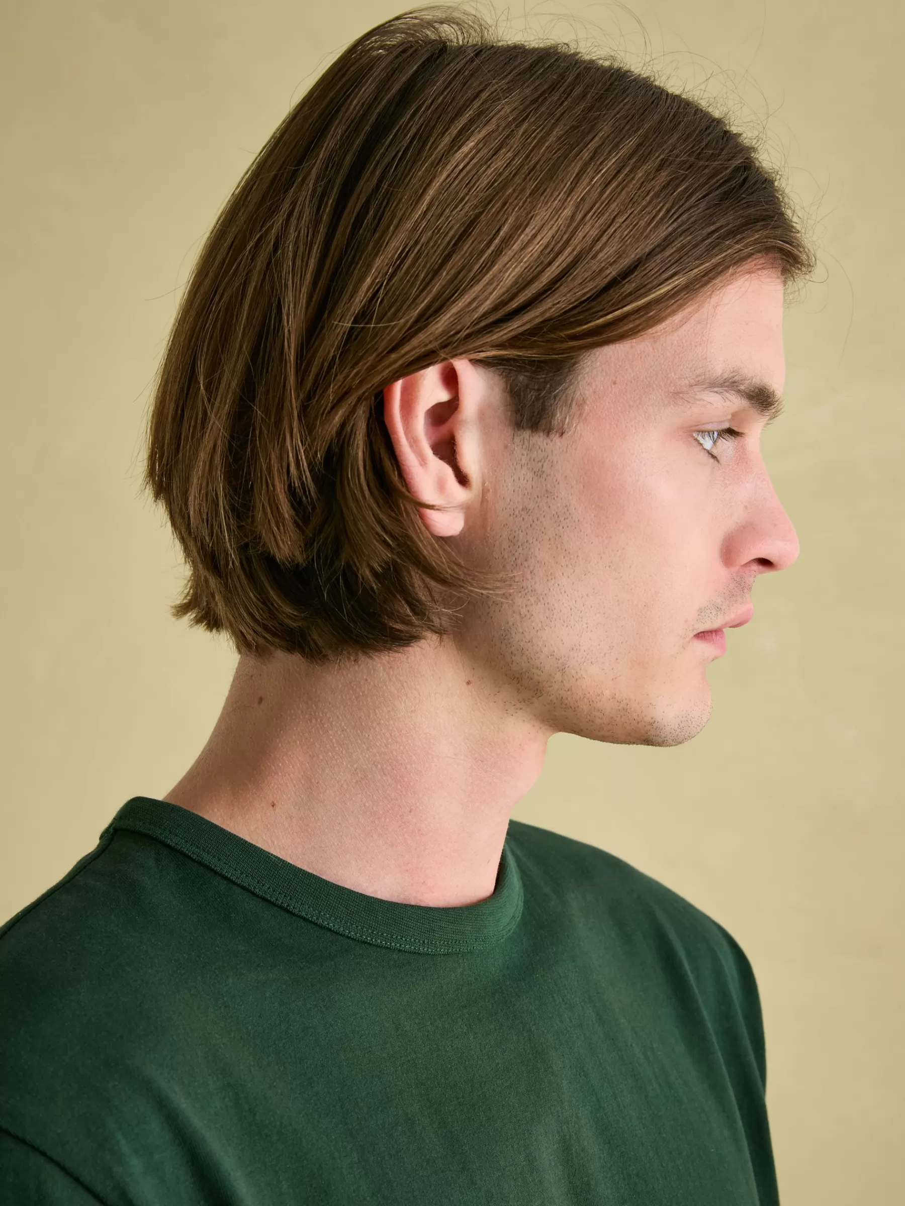 Joules Denton Dark Green Heavyweight Jersey 100% Cotton Crew Neck T-Shirt DarkGreen Shop