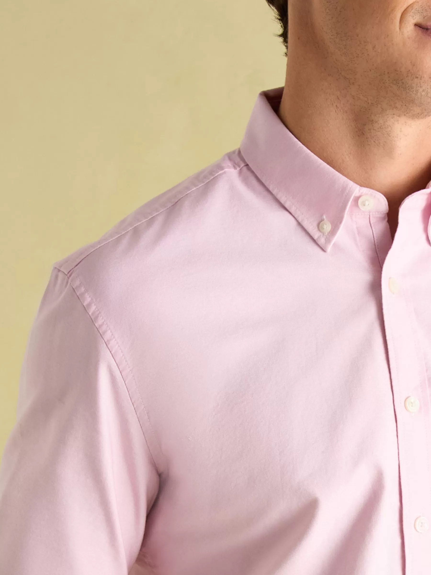 Joules Oxford Long Sleeve Classic Fit Shirt Pink New