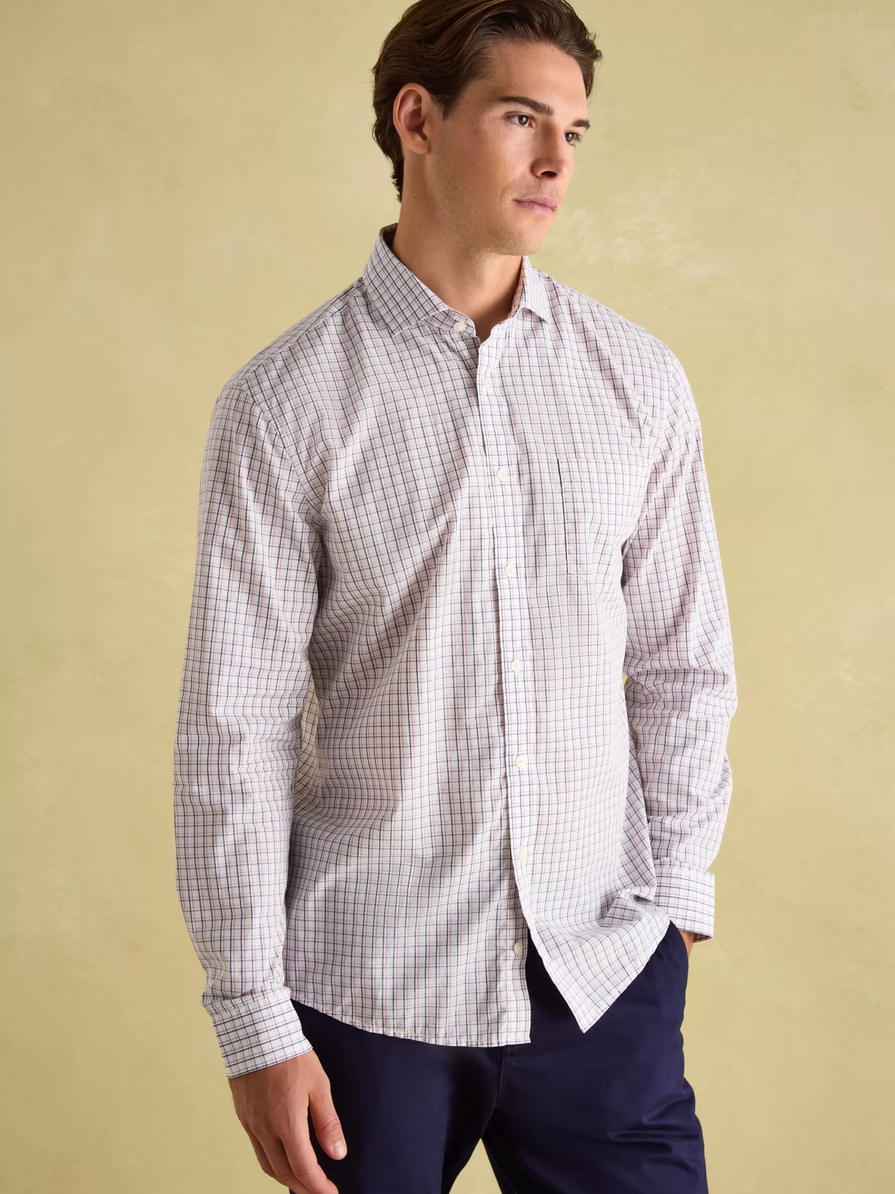 Joules Pink Check Cotton Shirt PinkCheck Cheap