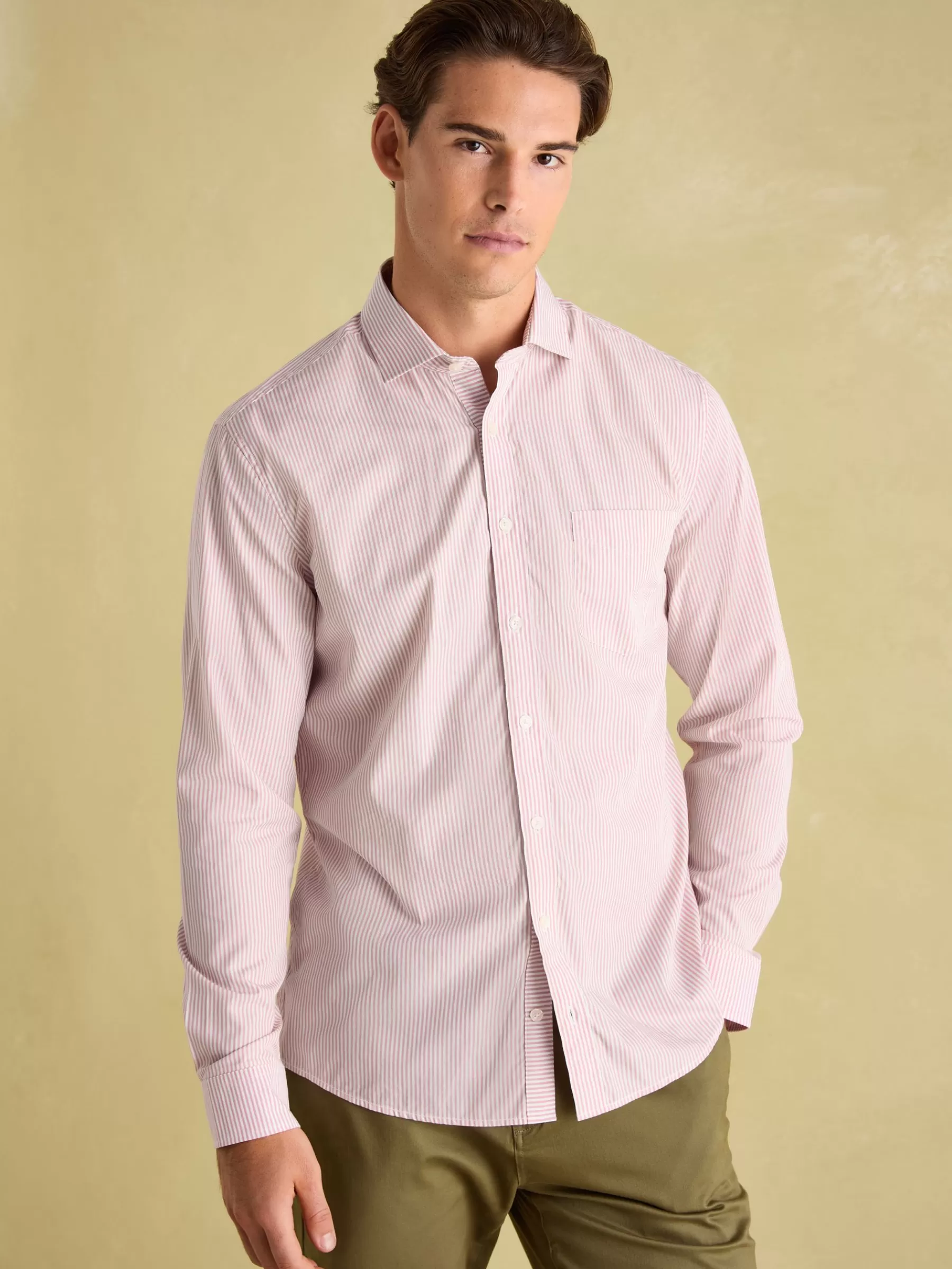 Joules Pink Stripe Cotton Shirt PinkStripe Flash Sale