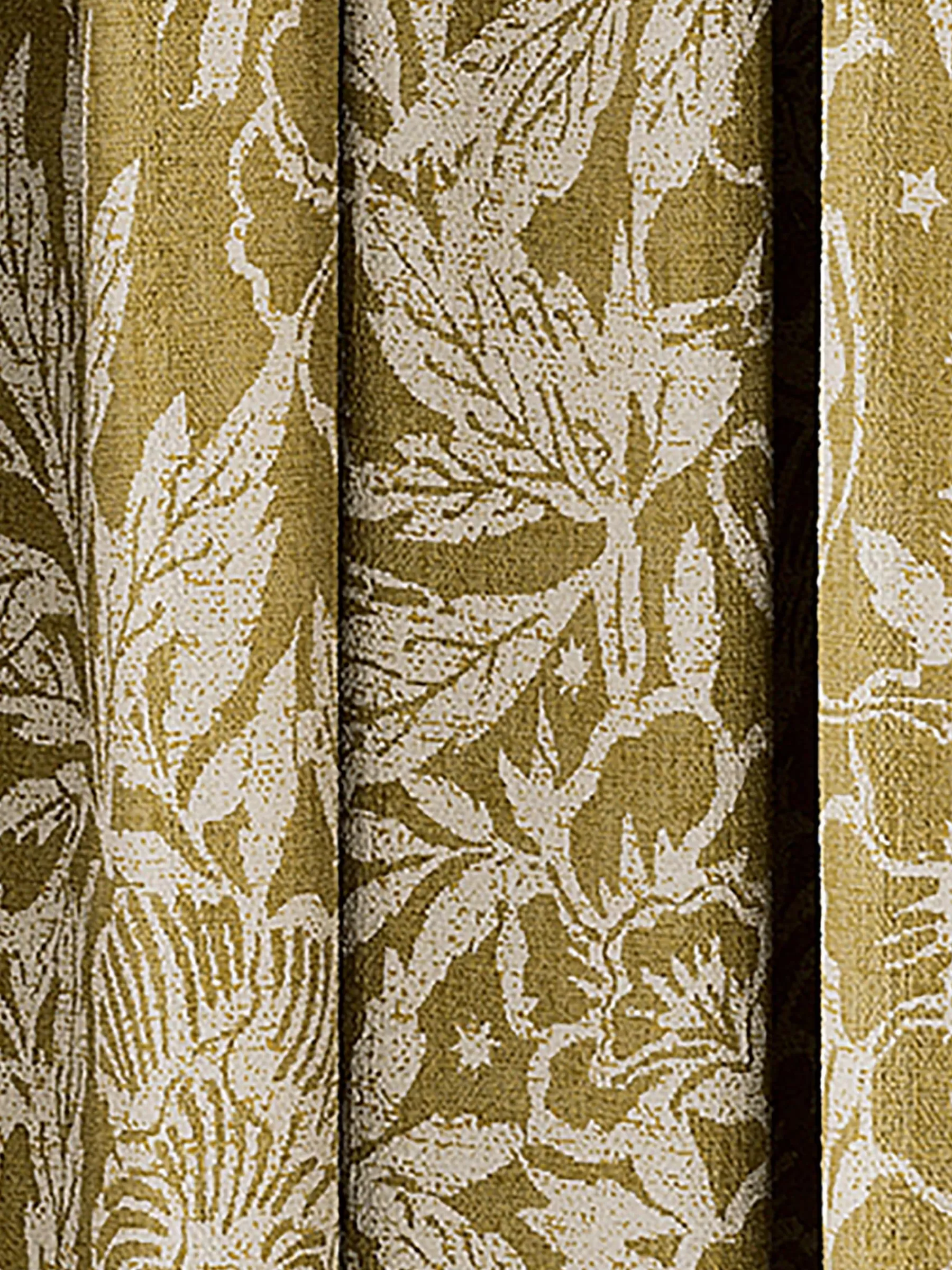 Joules Twilight Ditsy Set of 2 Blackout Pencil Pleat Curtains Gold Online