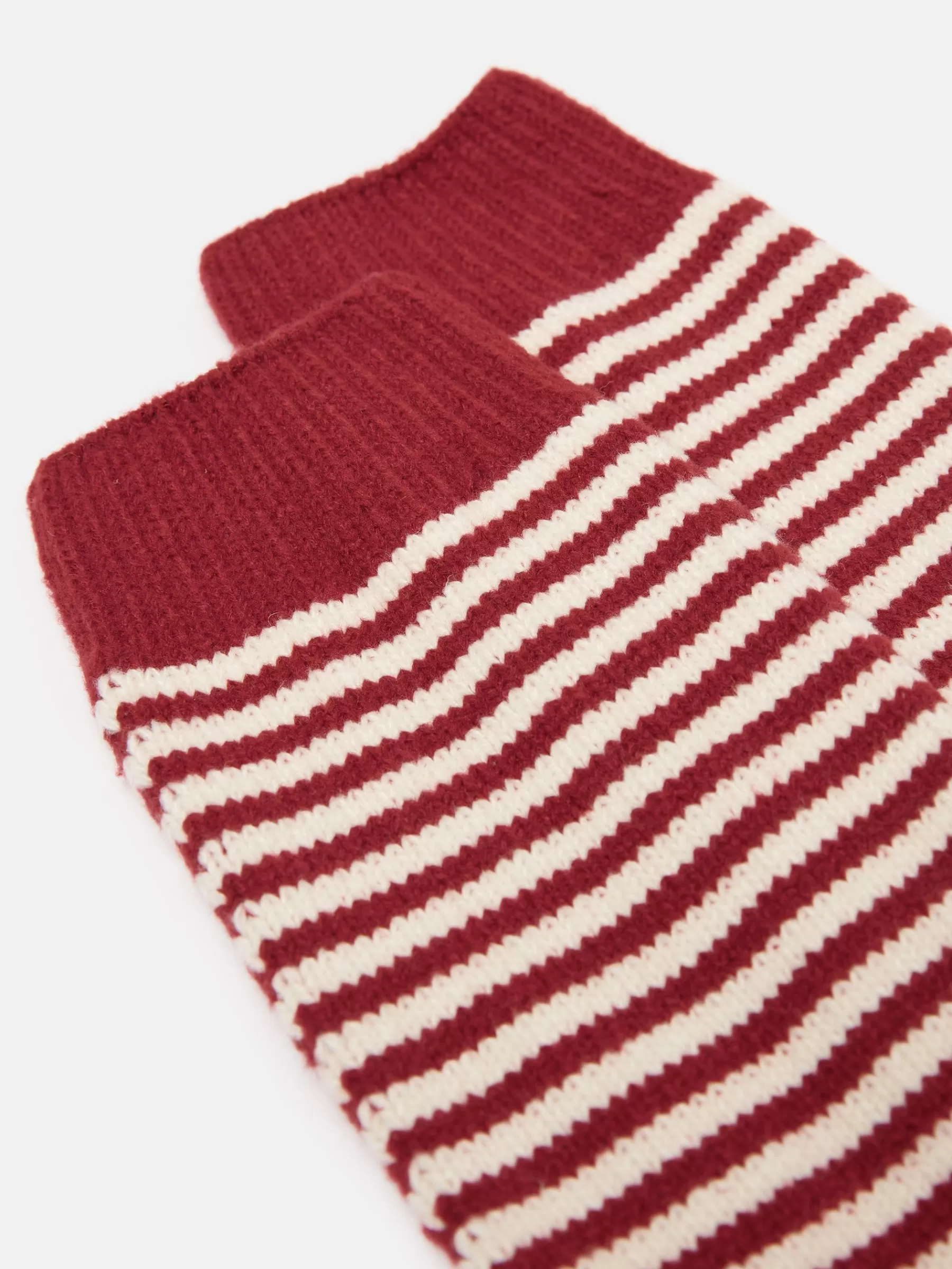 Joules Women's Toasty Cosy Striped Socks (size 4-8) Burgundy Flash Sale